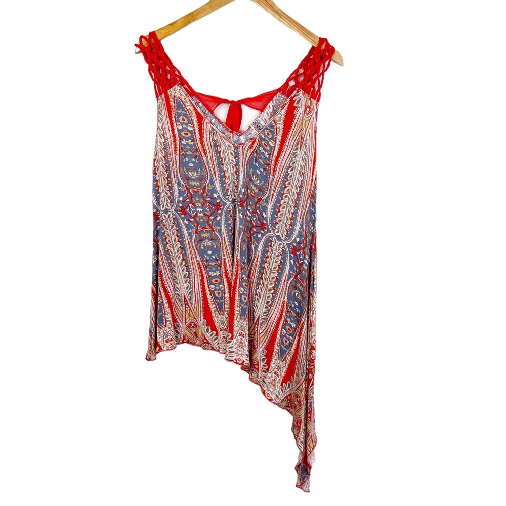 Free People Asymmetrical Boho Tank Size XS